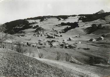 / CPSM FRANCE 74 "Les Gets, vue générale, la pointe de Nyon"