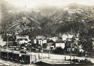 / CPSM FRANCE 74 "Le Fayet, vue vers Saint Gervais Les Bains"