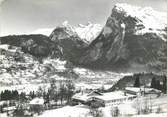 74 Haute Savoie / CPSM FRANCE 74 "Samoëns, colonie SNCF de vacances à Vercland"