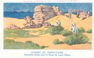Afrique CPA LIBYE "Sentinelles arabes dans les ruines de Leptis Magna"
