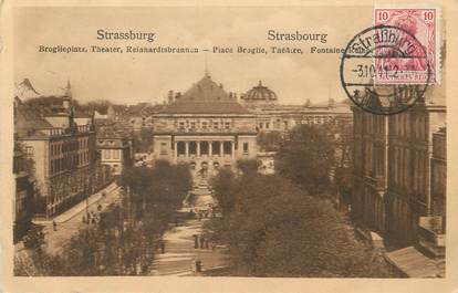 / CPA FRANCE 67 "Strasbourg, place Broglie "