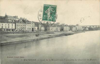 / CPA FRANCE 53 "Mayenne, quai de la République "