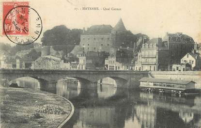 / CPA FRANCE 53 "Mayenne, quai Carnot"