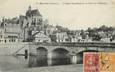 / CPA FRANCE 53 "Mayenne, l'église Notre Dame et le pont sur la Mayenne"