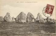 56 Morbihan / CPA FRANCE 56 "Carnac" / MENHIR