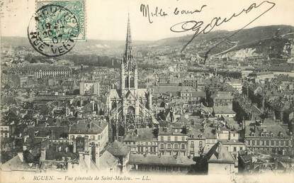 / CPA FRANCE 76 "Rouen, vue générale de Saint Maclou"