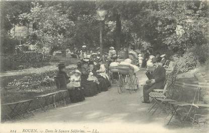 / CPA FRANCE 76 "Rouen, dans le square Solférino"