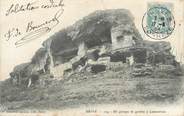 19 Correze / CPA FRANCE 19 "Brive, un groupement de grottes à Lamouroux"