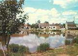 58 Nievre / CPSM FRANCE 58 "Saint Laurent l'abbaye, le grand Crot, étang communal"