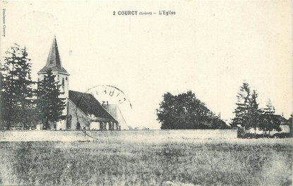 / CPA FRANCE 45 "Courcy, l'église"