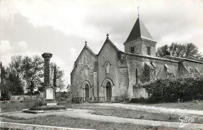 / CPSM FRANCE 17 "Saint Germain de Luzignan, l'église et le monument aux morts"