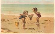 Illustrateur CPA REDON "les secrets de la mer"