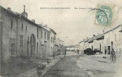 / CPA FRANCE 54 "Bainville sur Madon, rue Jacques Callot"