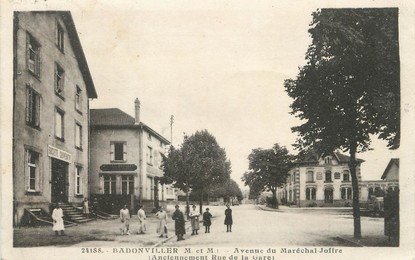 / CPA FRANCE 54 "Badonviller, av du Maréchal Joffre"