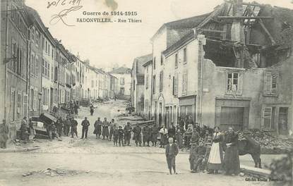 / CPA FRANCE 54 "Badonviller, rue Thiers"