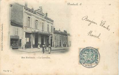 / CPA FRANCE 54 "Dombasle, rue Nationale"