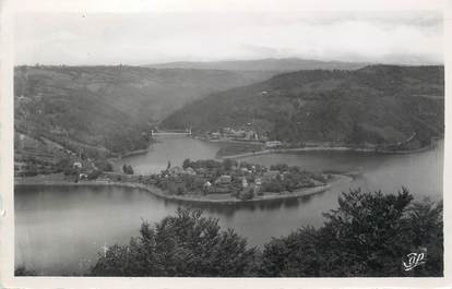 / CPSM FRANCE 12 "Lac de Sarrans, presqu'île de Laussac"