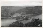 12 Aveyron / CPSM FRANCE 12 "Lac de Sarrans, presqu'île de Laussac"