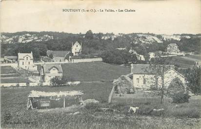 / CPA FRANCE 91 "Boutigny, la vallée, les chalets"