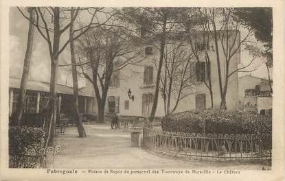 CPA FRANCE 07 "Balazuc, Fabregoule, maison de repos du personnel des tramways de Marseille, le château"