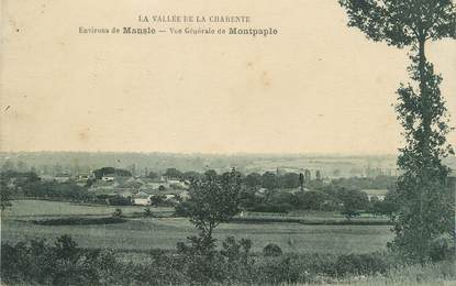 / CPA FRANCE 16 "Montpaple, vue générale"