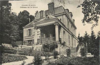 / CPA FRANCE 95 "Chars, château de la Groue"