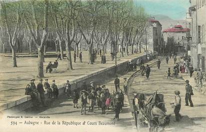 CPA FRANCE 13 "Aubagne, rue d ela République"