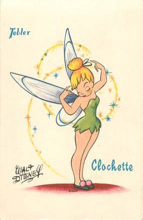 CPA ILLUSTRATEUR DISNEY Clochette dans Peter Pan