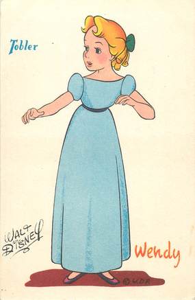 CPA ILLUSTRATEUR DISNEY / Wendy dans Peter Pan