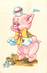 CPA ILLUSTRATEUR DISNEY les 3 petits cochons