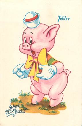 CPA ILLUSTRATEUR DISNEY les 3 petits cochons