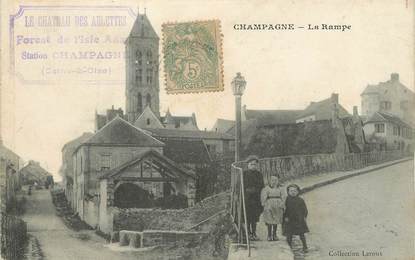 / CPA FRANCE 95 "Champagne, la rampe"