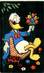  CPA ILLUSTRATEUR DISNEY /  DONALD  /  carte en feutrine