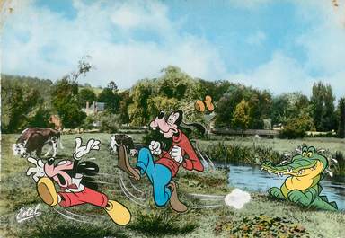  CPA ILLUSTRATEUR DISNEY /    Mickey et Dingo