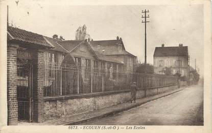 / CPA FRANCE 95 "Ecouen, les écoles"