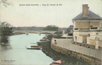 CPA FRANCE 77 "Mary sur Marne"