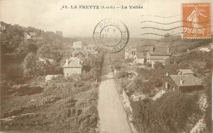 / CPA FRANCE 95 "La Frette, la vallée"