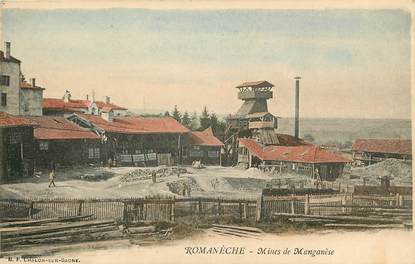 CPA FRANCE 71 "Romanèche, mines de manganèse"