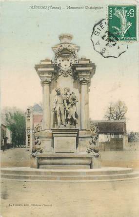 CPA FRANCE 89 "Bléneau, monument Chataignier"