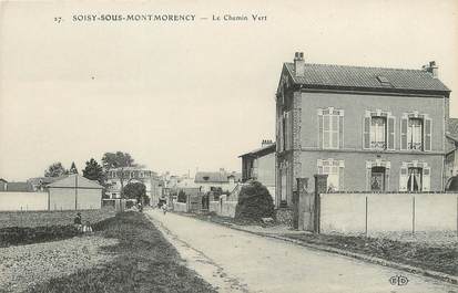 / CPA FRANCE 95 "Soisy sous Montmorency, le chemin vert"