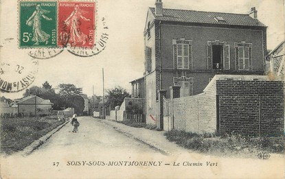 / CPA FRANCE 95 "Soisy sous Montmorency, le chemin vert "