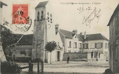 / CPA FRANCE 95 "Villaines près Moisselles, l'église"