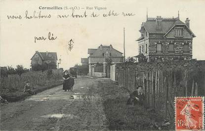 / CPA FRANCE 95 "Cormeilles, rue Vignon"