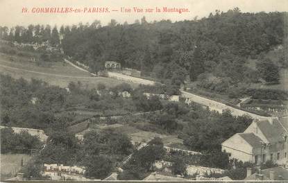 / CPA FRANCE 95 "Cormeilles en Parisis, une vue sur la montagne"