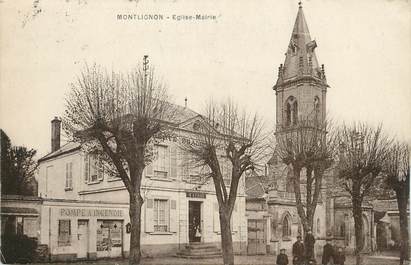 / CPA FRANCE 95 "Montlignon, église Mairie"
