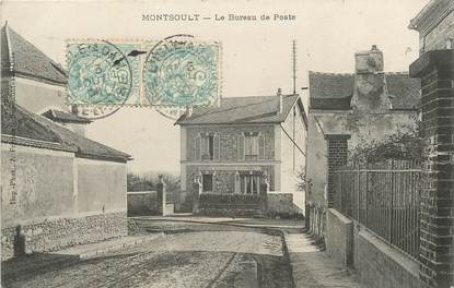 / CPA FRANCE 95 "Montsoult, le bureau de poste"