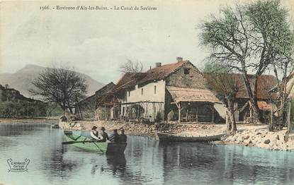 CPA FRANCE 73 "Env. d'Aix les Bains, le Canal de Savières"