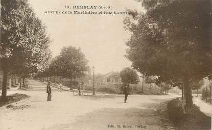 / CPA FRANCE 95 "Herblay, av de la Martinière et rue Soufflot"