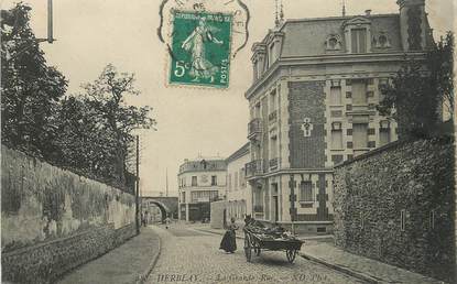 / CPA FRANCE 95 "Herblay, la grande rue"