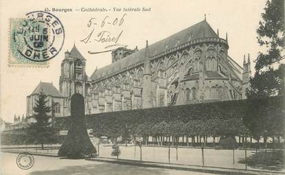 / CPA FRANCE 18 "Bourges, cathédrale"